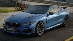 BMW M8 Bleu Compétition pour GTA San Andreas