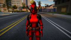 Lady Deadpool 1 für GTA San Andreas