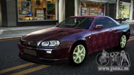 Nissan Skyline R34 JaP S5 pour GTA 4