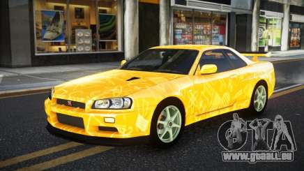 Nissan Skyline R34 JaP S1 pour GTA 4