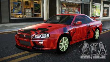 Nissan Skyline R34 JaP S12 pour GTA 4