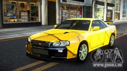 Nissan Skyline R34 JaP S13 für GTA 4