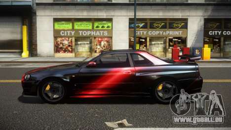 Nissan Skyline R34 ZL-R S2 für GTA 4