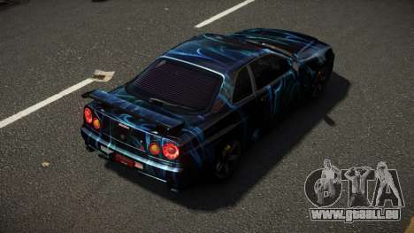 Nissan Skyline R34 ZL-R S12 pour GTA 4