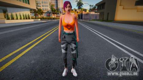 Jeune fille dans le style de CA 8 pour GTA San Andreas