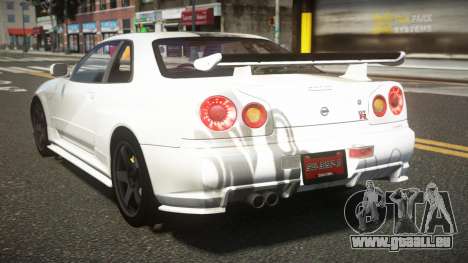 Nissan Skyline R34 ZL-R S6 pour GTA 4