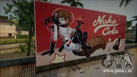 Panneau d’affichage avec des publicités Nuka Col pour GTA San Andreas