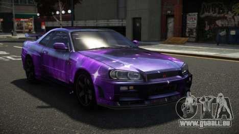 Nissan Skyline R34 ZL-R S13 pour GTA 4