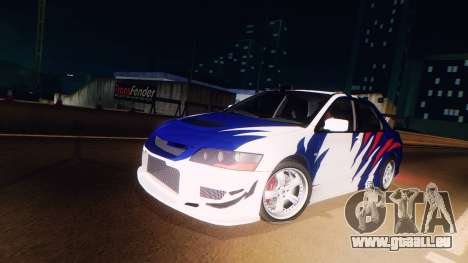 Mitsubishi Lancer Evolution IX FQ-360 2007 pour GTA San Andreas