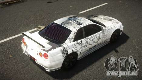 Nissan Skyline R34 ZL-R S6 pour GTA 4