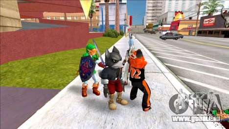 Loup de Super Smash Bros Melee pour GTA San Andreas