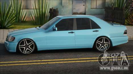 Mercedes Benz W140 Blue pour GTA San Andreas