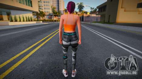 Jeune fille dans le style de CA 8 pour GTA San Andreas