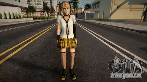 Marie Rose in School Uniform - Yellow für GTA San Andreas