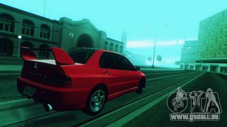 Mitsubishi Lancer Evolution IX FQ-360 2007 pour GTA San Andreas