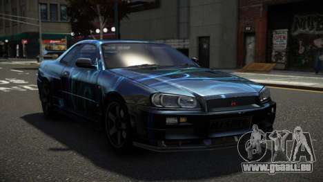 Nissan Skyline R34 ZL-R S12 pour GTA 4