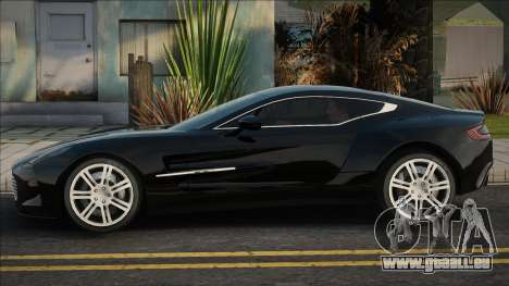 Aston Martin One-77 Blek für GTA San Andreas