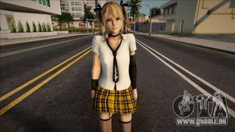 Marie Rose in School Uniform - Yellow pour GTA San Andreas