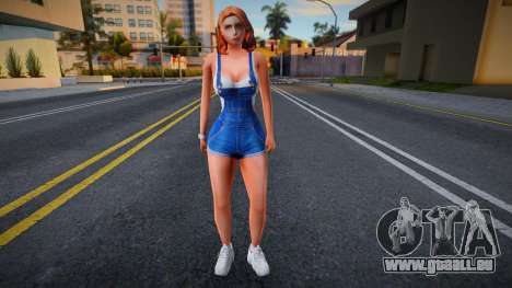 Jeune fille dans le style de CA 12 pour GTA San Andreas