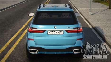 BMW X7 G07 Bleu pour GTA San Andreas