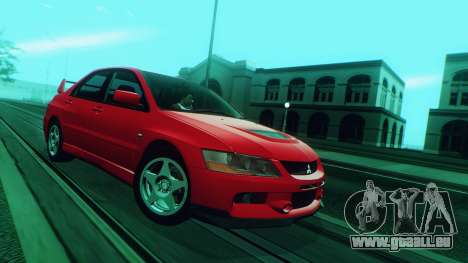 Mitsubishi Lancer Evolution IX FQ-360 2007 für GTA San Andreas