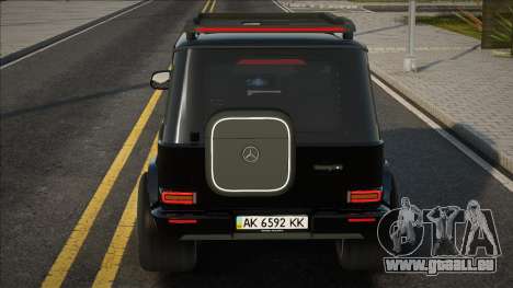 Mercedes-Benz EQG Ukr Plate pour GTA San Andreas