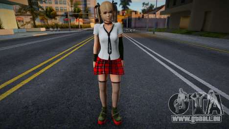 Marie Rose in School Uniform - Red für GTA San Andreas