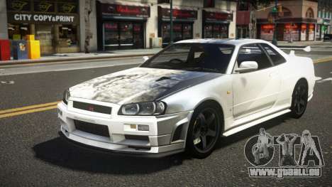 Nissan Skyline R34 ZL-R S6 pour GTA 4