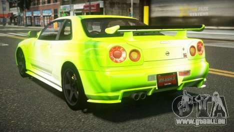 Nissan Skyline R34 ZL-R S8 für GTA 4