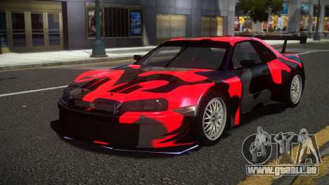 Nissan Skyline R34 XF-R S14 für GTA 4