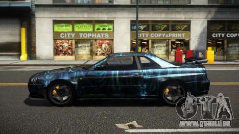 Nissan Skyline R34 ZL-R S12 pour GTA 4