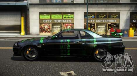 Nissan Skyline R34 ZL-R S10 pour GTA 4