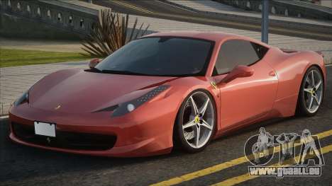 2010 Ferrari 458 Italia Red für GTA San Andreas