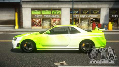 Nissan Skyline R34 ZL-R S8 pour GTA 4