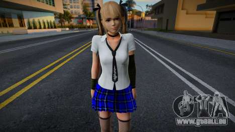 Marie Rose in School Uniform - Blue für GTA San Andreas