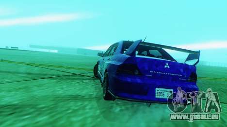 Mitsubishi Lancer Evolution IX FQ-360 2007 pour GTA San Andreas