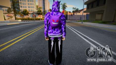 Gengar Hoodie Boy für GTA San Andreas