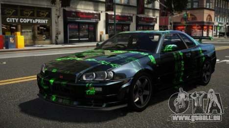 Nissan Skyline R34 ZL-R S10 pour GTA 4