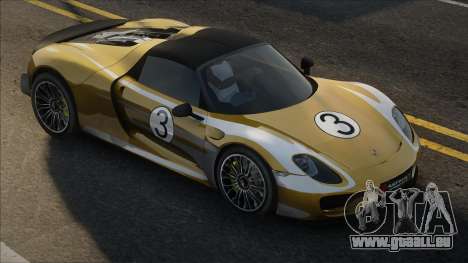 Porsche 918 Spyder with Weissach Package für GTA San Andreas