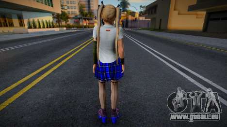 Marie Rose in School Uniform - Blue für GTA San Andreas