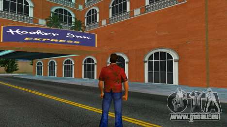 Nouveau T-shirt rouge pour Tommy Vercetti pour GTA Vice City