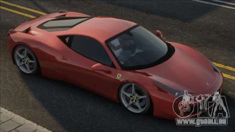 2010 Ferrari 458 Italia Red für GTA San Andreas