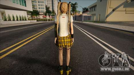 Marie Rose in School Uniform - Yellow für GTA San Andreas