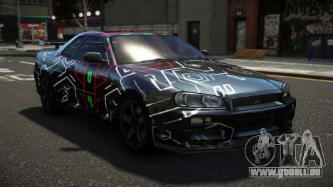 Nissan Skyline R34 ZL-R S1 für GTA 4