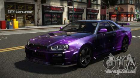 Nissan Skyline R34 ZL-R S13 pour GTA 4