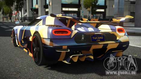 Koenigsegg Agera One RWZ S4 pour GTA 4