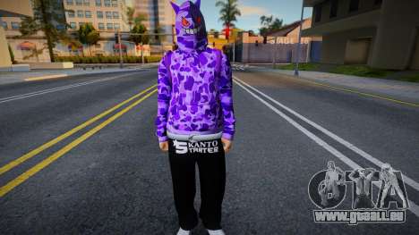 Gengar Hoodie Boy pour GTA San Andreas