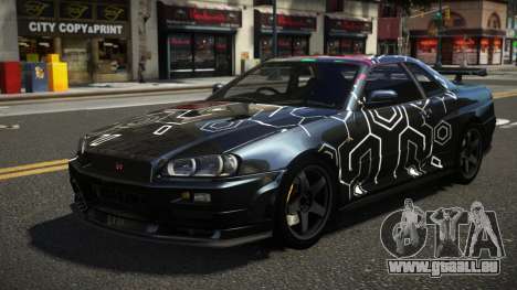 Nissan Skyline R34 ZL-R S1 für GTA 4