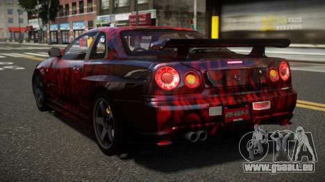 Nissan Skyline R34 ZL-R S3 für GTA 4