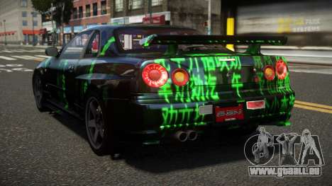 Nissan Skyline R34 ZL-R S10 pour GTA 4